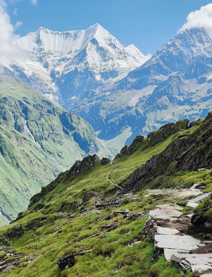 Groupe en montagne